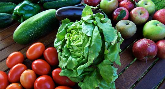 Photo de divers légumes